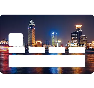 Noapte autocolant card de credit - TenStickers