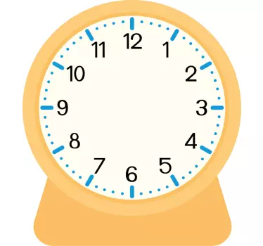 Autocolante de ceas pentru copii - TenStickers