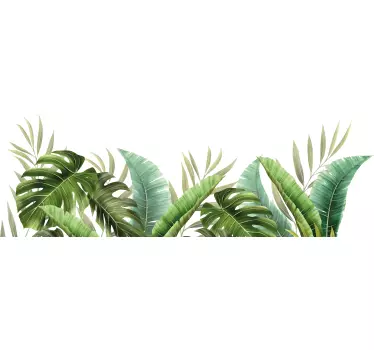 Autocolante baie plante tropicale - TenStickers
