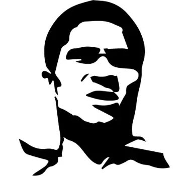 Autocolante pentru pereti portret uman artistic - TenStickers