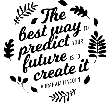 Abraham lincoln autocolant de cotare - TenStickers