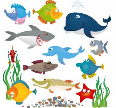 Acvariu copii autocolant - TenStickers