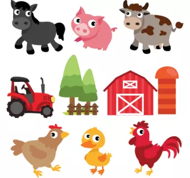 Animale de fermă decal - TenStickers