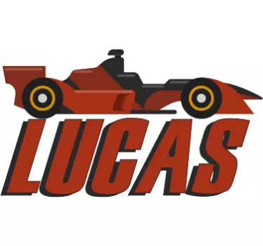 Autocolant autocolant f1 personalizat - TenStickers