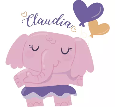 Autocolant copii elefant - TenStickers