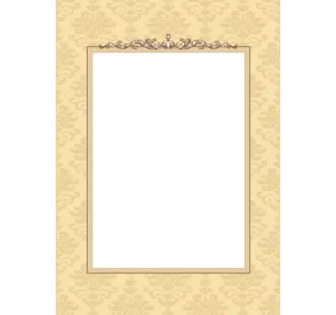 Autocolant cu ramă decorativă în relief - TenStickers