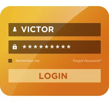 Ușa de autentificare a ușii - TenStickers