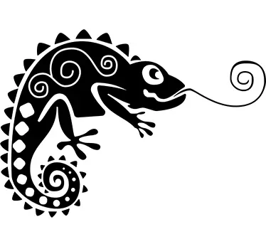 Autocolant de cameleon monocolor - TenStickers