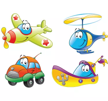 Autocolant de caractere de transport - TenStickers