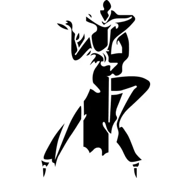 Autocolant de dansatori de tango - TenStickers