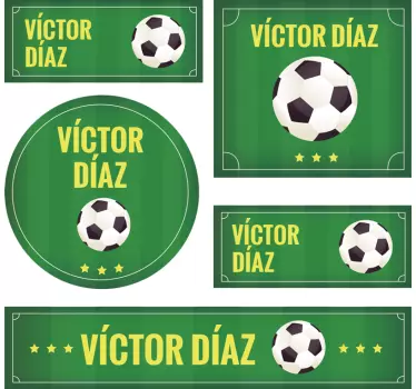 Autocolant de fotbal pentru sărbători tematice - TenStickers