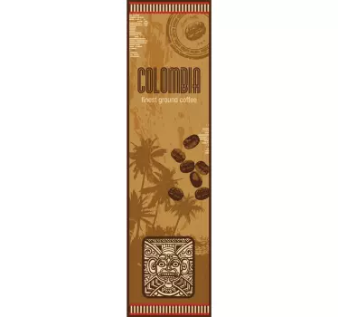 Autocolant de frigider pentru cafele colombiene - TenStickers