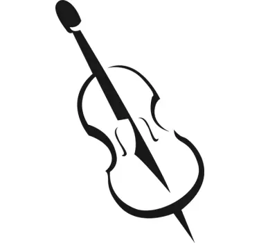 Autocolant de muzică pentru vioară - TenStickers