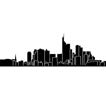 Autocolant de orizont frankfurt - TenStickers