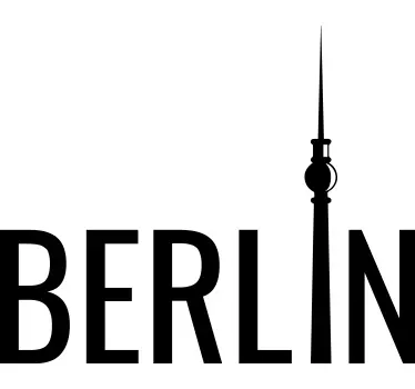 Autocolant de perete berlin - TenStickers