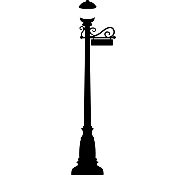 Autocolant de perete cu lumină stradală - TenStickers