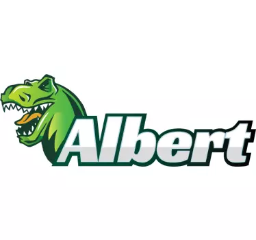 Autocolant de perete dinozaur personalizat - TenStickers