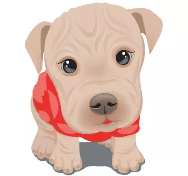 Autocolant de perete pentru cățeluși pentru copii - TenStickers
