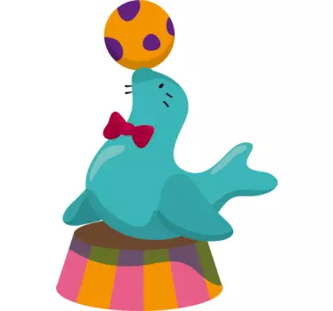 Autocolant de perete sigiliu de circ - TenStickers