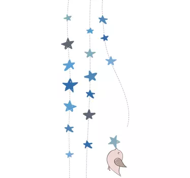 Autocolant de perete stele agățate - TenStickers