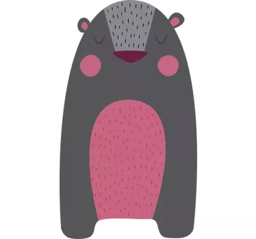 Autocolant de perete urs grizzly - TenStickers