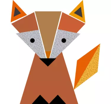 Autocolant de vulpe de animală sălbatică - TenStickers