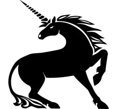 Autocolant decorativ de perete unicorn - TenStickers
