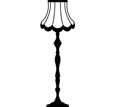 Autocolant decorativ lampă clasică - TenStickers
