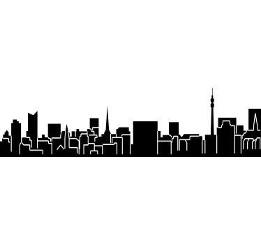 Autocolant dortmund skyline - TenStickers
