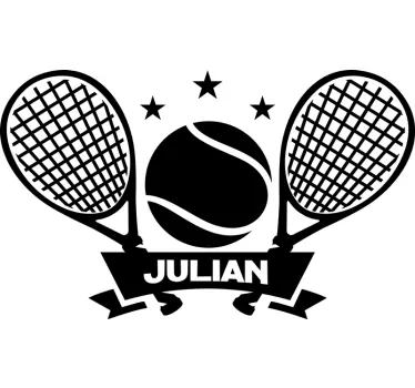 Autocolant personalizabil pentru tenis - TenStickers