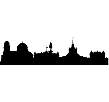 Autocolant sofia bulgaria skyline - TenStickers