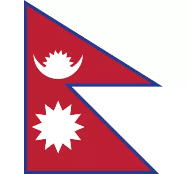 Autocolant steag nepal - TenStickers