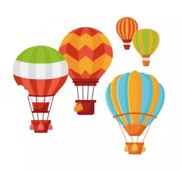 Babyroom cu baloane de aer pentru autovehicul - TenStickers