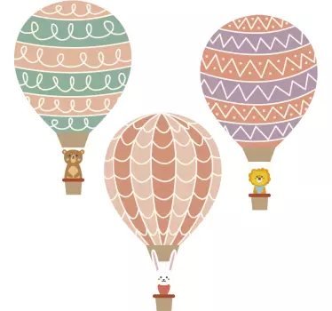 Baloane pentru copii ilustrare artă perete decal - TenStickers