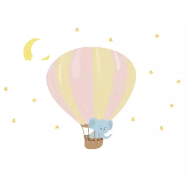Balon elefant ilustrare artă de perete - TenStickers