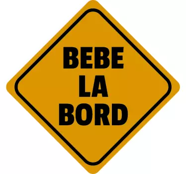 Bebe la bord autocolant - TenStickers