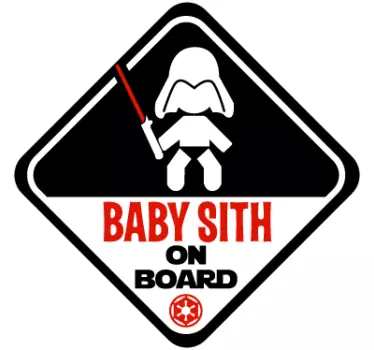 Bebelus sith pe autocolant - TenStickers