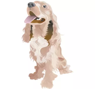 Câine pentru animale de companie autocolant de perete - TenStickers