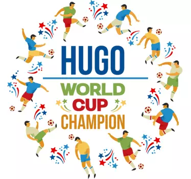 Campion mondial de cupă de zid - TenStickers