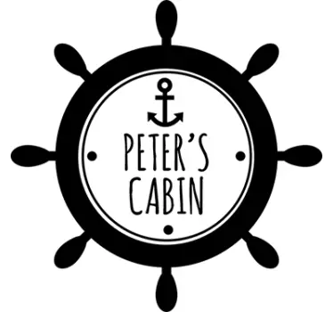 Caractere personalizate pentru cabinele marinarilor - TenStickers