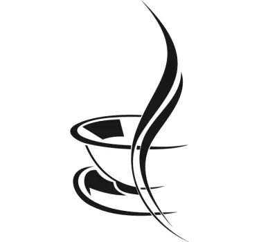 Ceașcă de cafea decal bucătărie - TenStickers