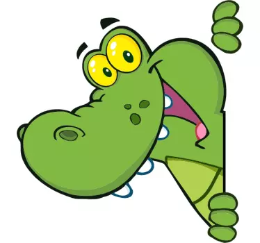 Colorate copii de crocodil autocolant - TenStickers