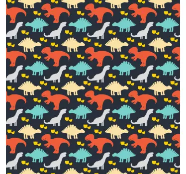 Copii dinozauri model copil decal - TenStickers