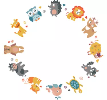 Copilașul animal de perete pe perete - TenStickers
