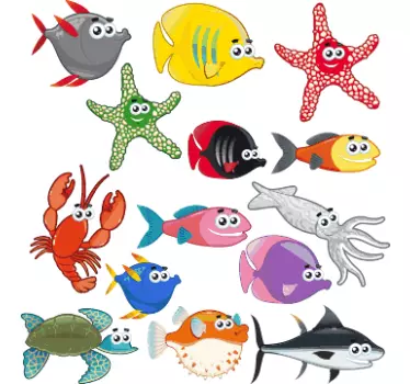 Creaturi de copii autocolante pentru copii - TenStickers