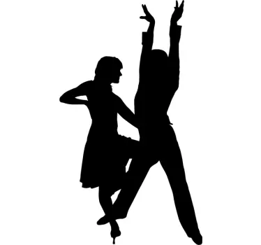 Decal de dans latin dans - TenStickers
