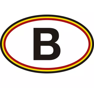 Decalaj auto din belgia - TenStickers