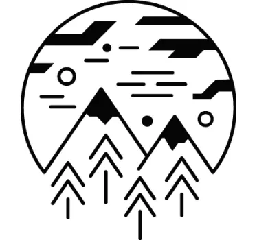 Decalaj de ziduri minimaliste - TenStickers