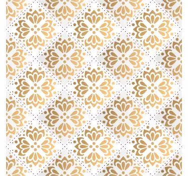 Decalaj mobilier mandala aurie - TenStickers