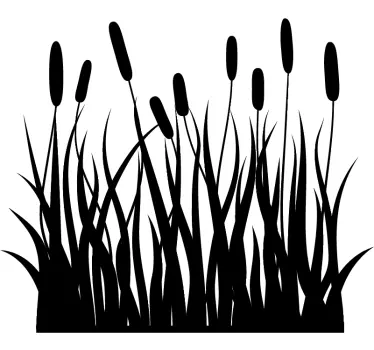 Decorațiuni pentru pereți de plante juncos monocolor - TenStickers